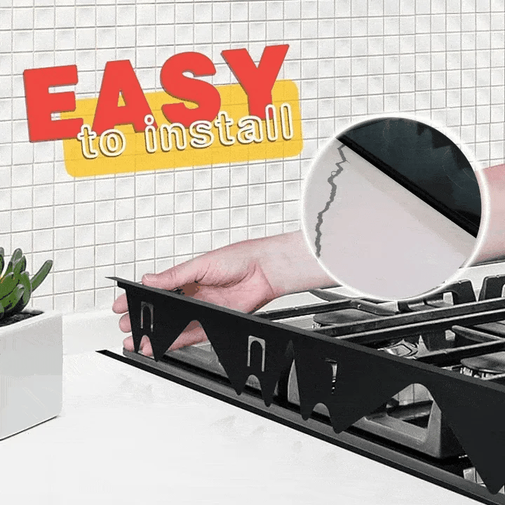 Kalsten | Adjustable Stove Gap Cover | Heat-Resistant Stainless Steel Seal Strip | Kitchen Spill Protector