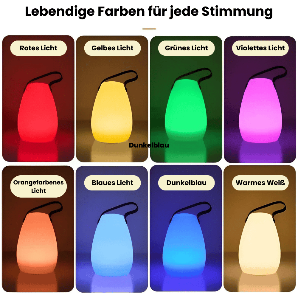 Wireless LED Table Lamp – Portable & Waterproof with Remote Control | For Garden, Balcony & Living Room | Kalsten