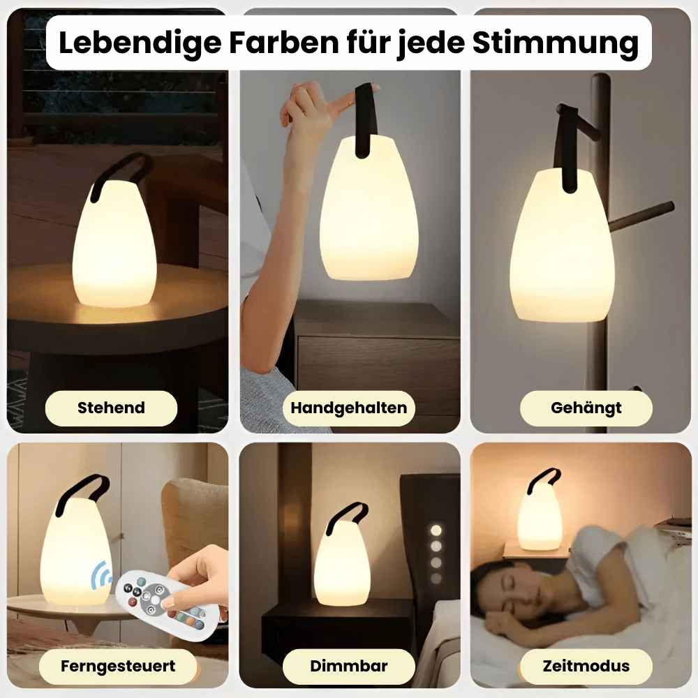 Wireless LED Table Lamp – Portable & Waterproof with Remote Control | For Garden, Balcony & Living Room | Kalsten