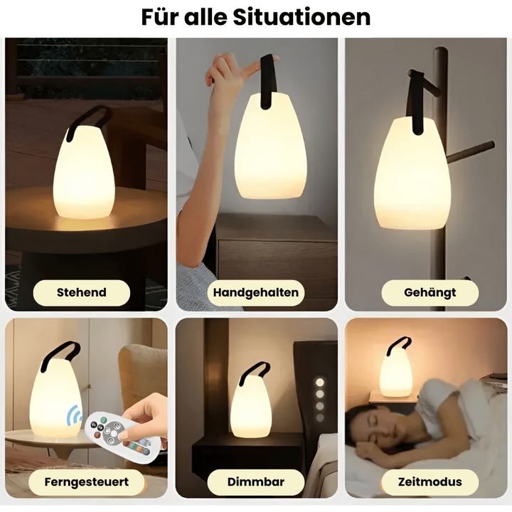 Wireless LED Table Lamp – Portable & Waterproof with Remote Control | For Garden, Balcony & Living Room | Kalsten