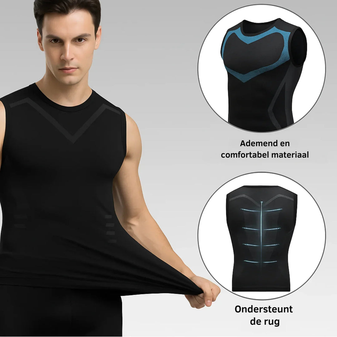 Kalsten | KrachtVorm Men's Compression Vest – Invisible Posture Correction & Slimmer Appearance