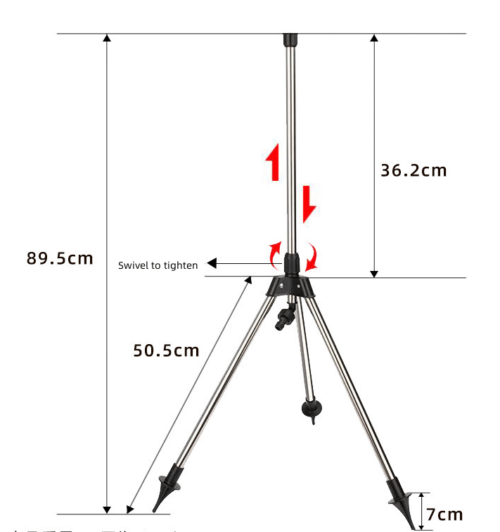 Kalsten | 360° Stainless Steel Tripod