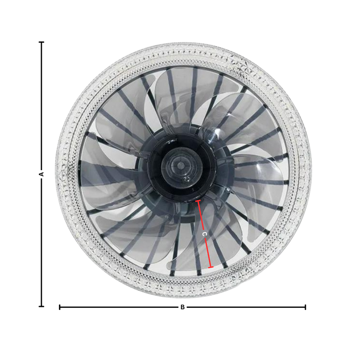 Aesthetic Ceiling Fan With Light And Remote | Kalsten