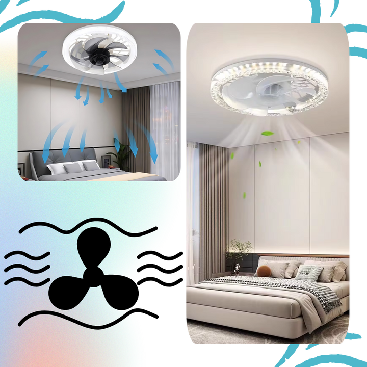 Aesthetic Ceiling Fan With Light And Remote | Kalsten
