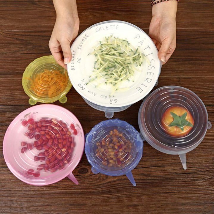 Kalsten | Air Tight Silicone Food Safety Lids (Set of 6)
