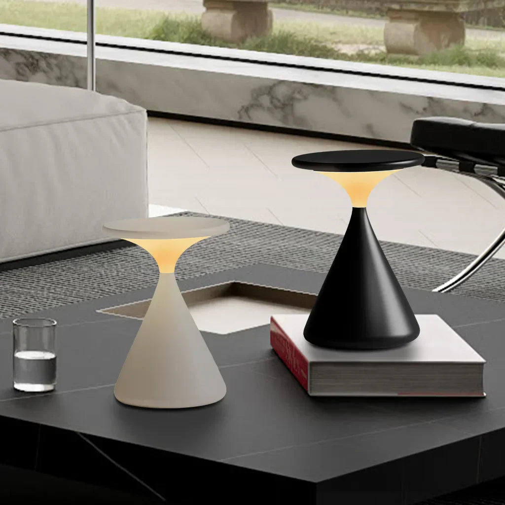 Wireless Table Lamp Amos Hourglass | Kalsten