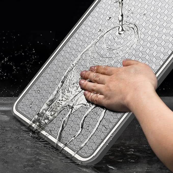 Kalsten | Dual-Sided Stainless Steel Cutting Board with Knife Sharpener