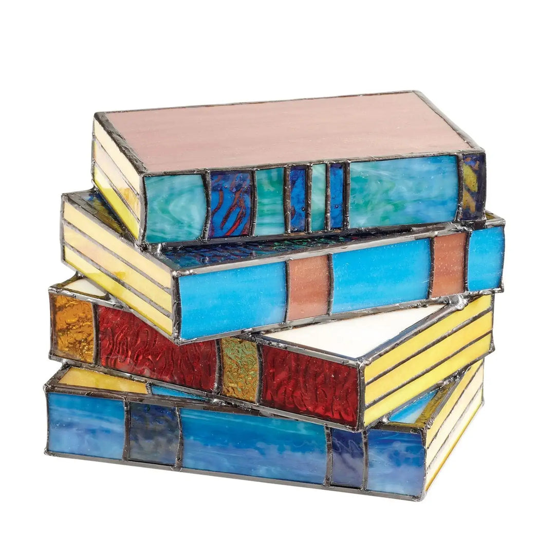 Colorful Book Stack Table Lamp Kalsten