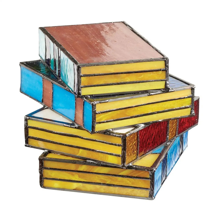 Colorful Book Stack Table Lamp Kalsten