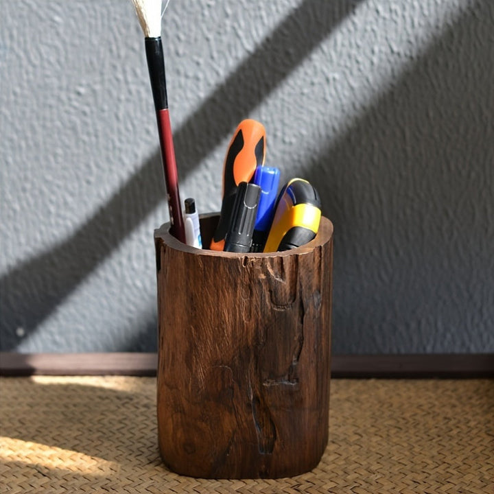 Kalsten | Handmade Wooden Pen Holder – Unique and Natural Look