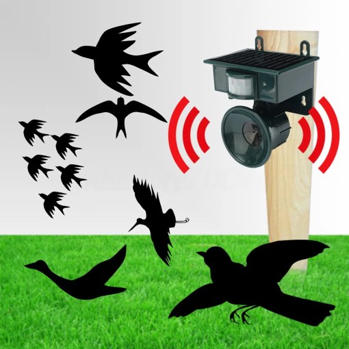 Kalsten | Bird deterrent and scarecrow with motion sensor for outdoor use