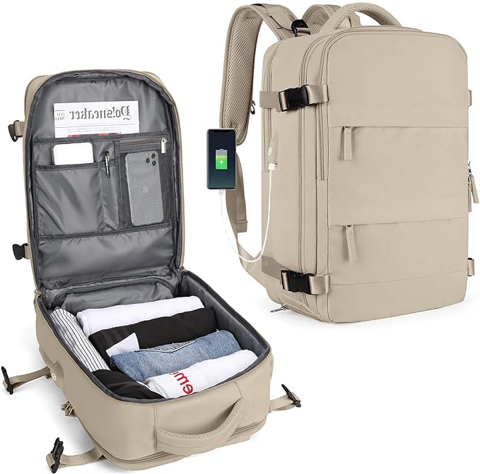 Kalsten | Durable Backpack for Trips with USB Charging Port