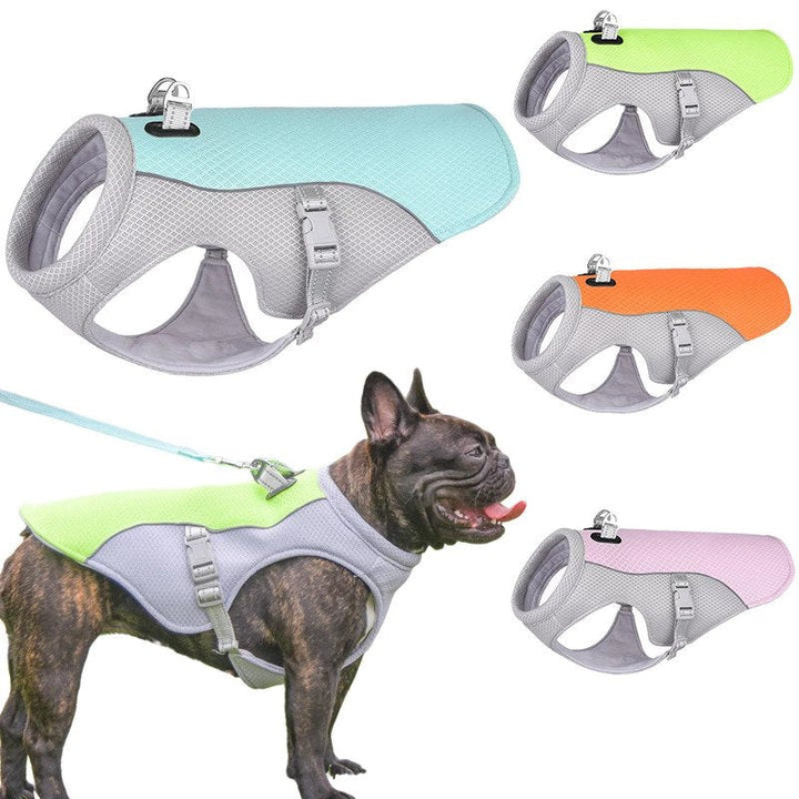 Cooling harness for Frenchie