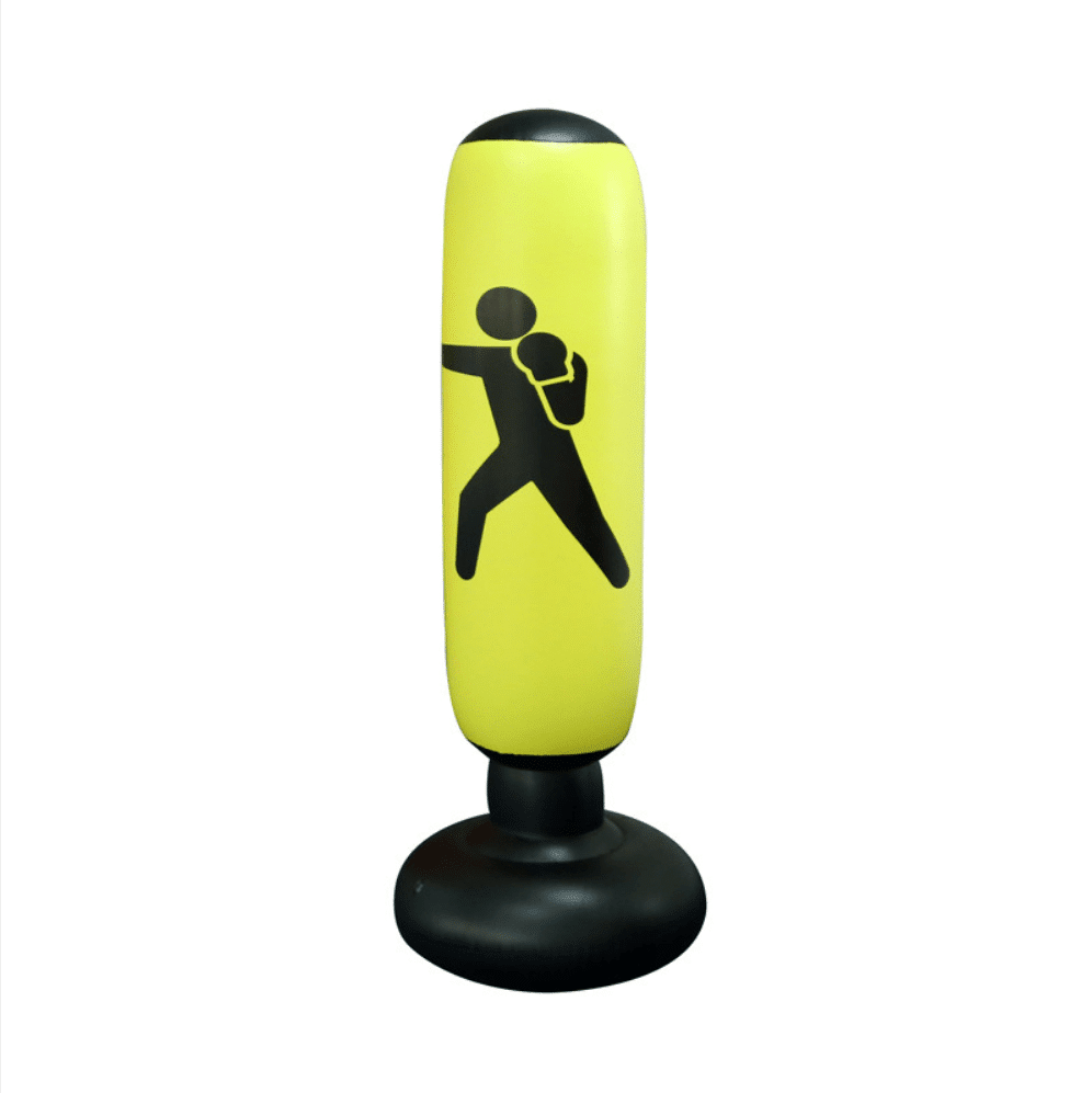 Inflatable punching bag red, yellow or black (for the whole family) | Kalsten
