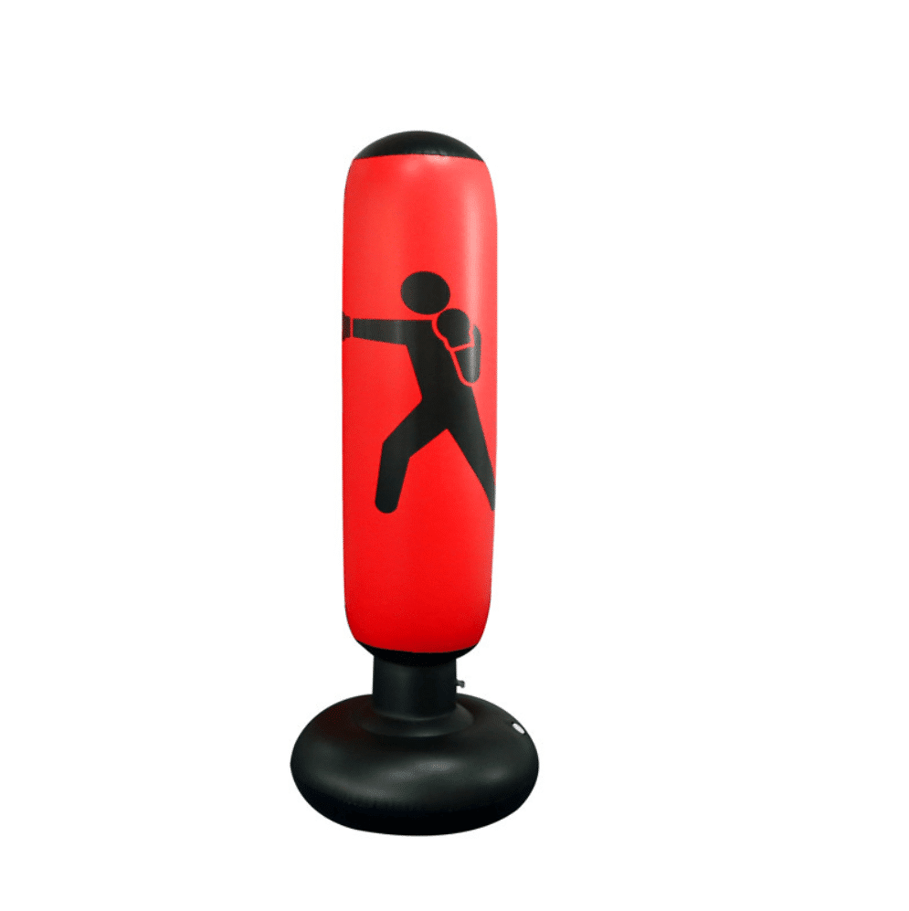 Inflatable punching bag red, yellow or black (for the whole family) | Kalsten