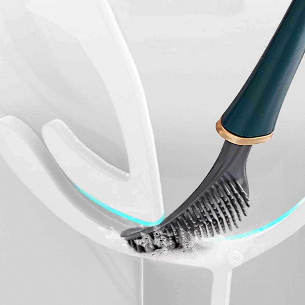 Kalsten | Hygienic Silicone Toilet Brush with Wall Holder and Quick-Drying Design