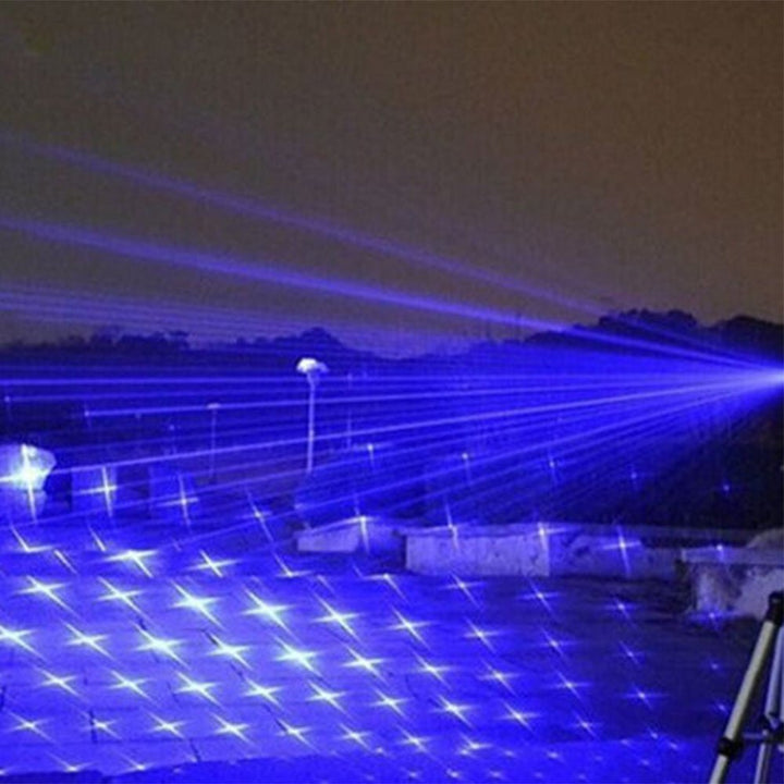 Kalsten | Blue Beam Laser Torch | 450nm High-Intensity Optical Output | Tactical 5000m+ Range | Adjustable Focus Aluminum Chassis | Thermal Ignition Capable Flashlight