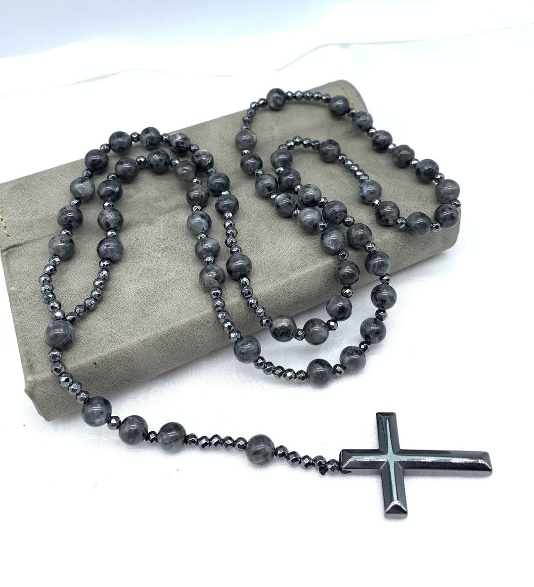 Kalsten | Orion Spiritual Necklace with Tiger Eye & Lapis Lazuli – Men's Rosary
