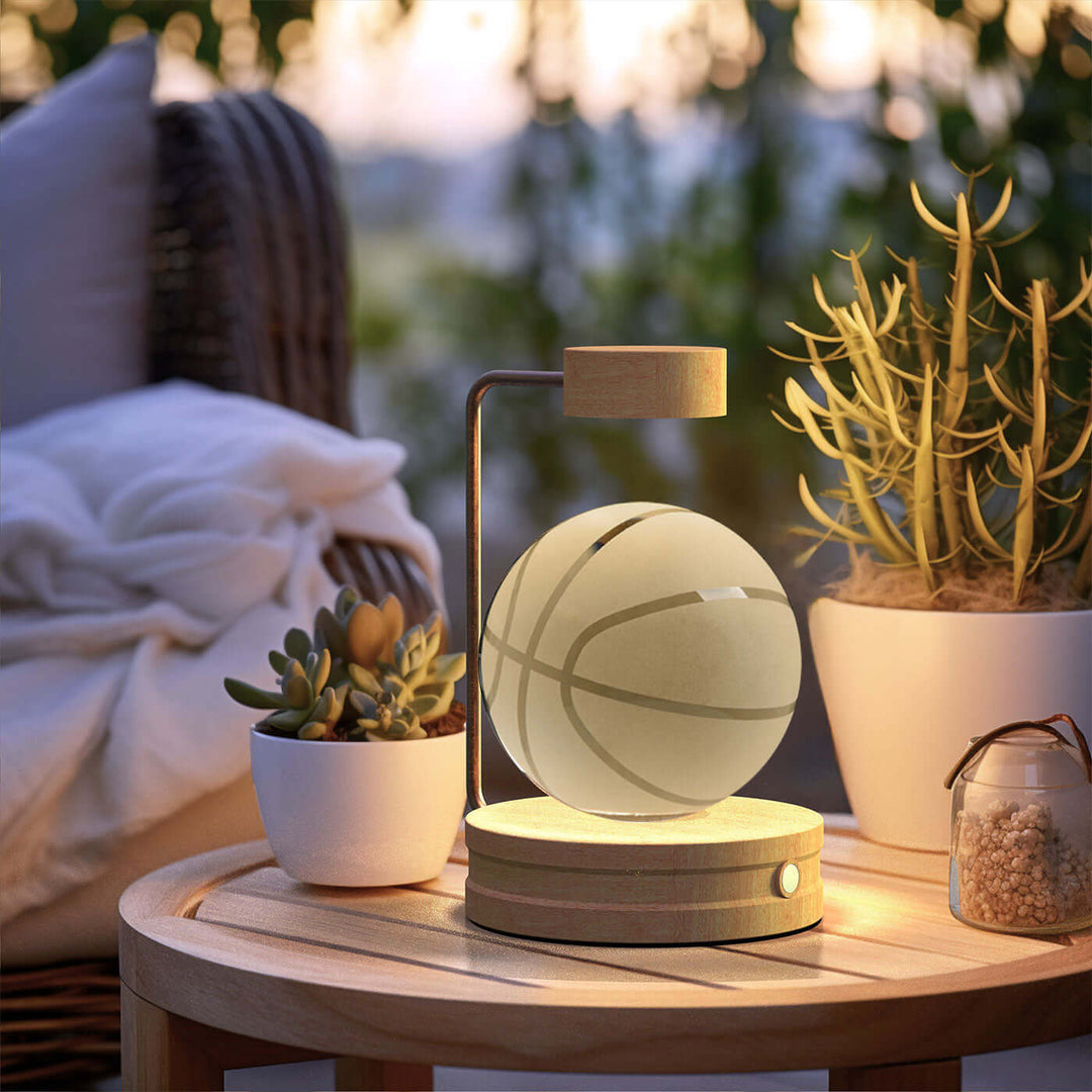 Crystal Ball Cosmic Dinosaur Indoor Night Light USB Power Warm Bedside Light Birthday Gift Night Lamp | Kalsten