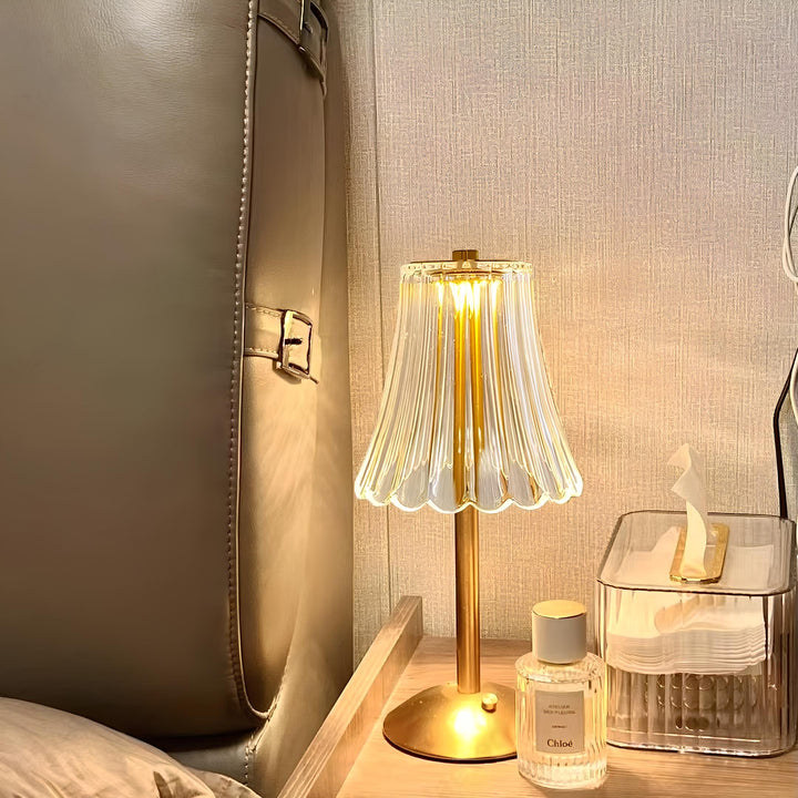 Golden Crystal Table Lamp | Kalsten
