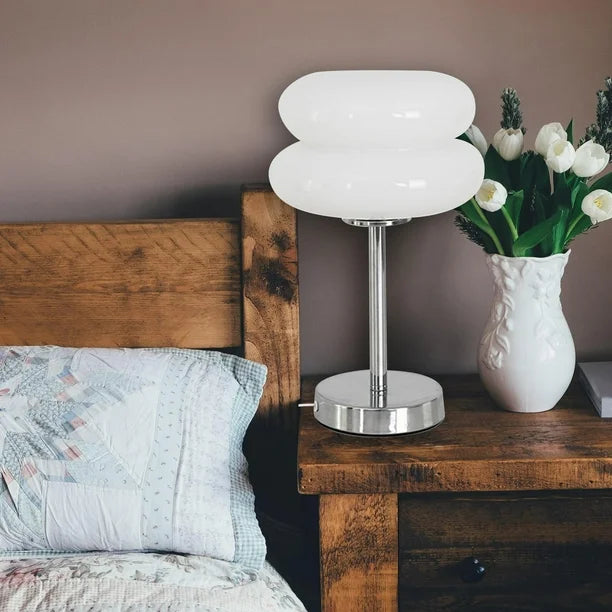 Table Lamp Retro Glass Shade | Kalsten