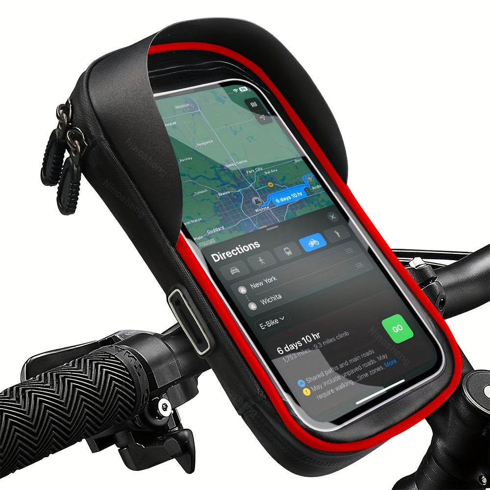 Waterproof Phone Holder for Bicycle and Motorcycle – 360° Rotatable and Suitable for 4.5–6.4 Inches | Kalsten