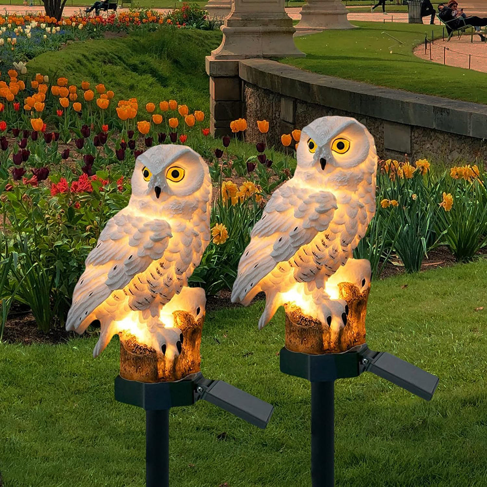 Solar Owl LED Garden Lights – Outdoor Set Kalsten