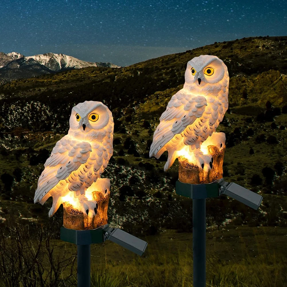 Kalsten | Garden Light Solar Owl Outdoor LED Set