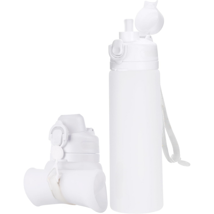 Kalsten | Collapsible 600 ml Silicone Water Bottle - Leakproof & BPA-free