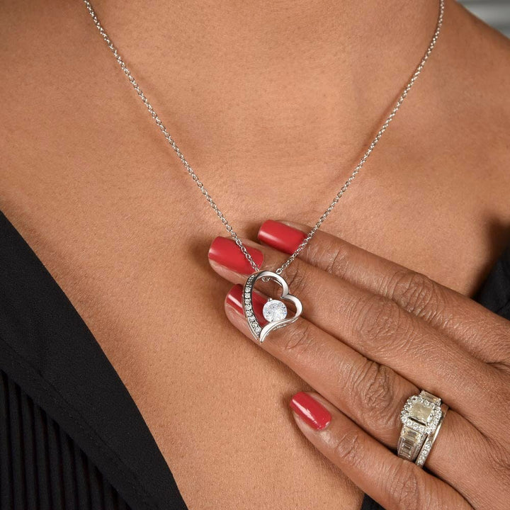 Kalsten | Eternal Rose Box "To My Love" With Diamond Heart Necklace