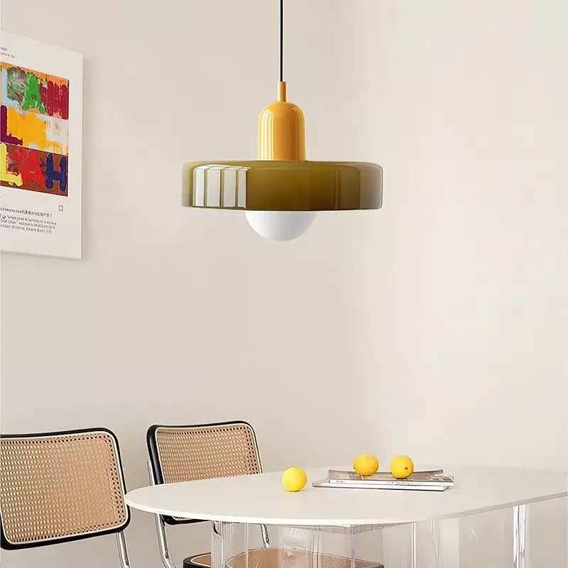 StiloGlas Bauhaus-Style Colourful Pendant Light