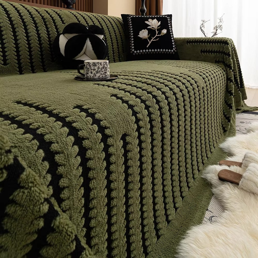 Kalsten | Sofa Cover Vintage Tufted Microfibre Design