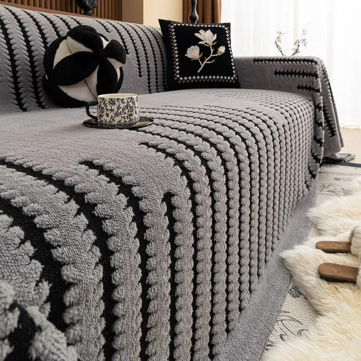 Vintage Tufted Microfiber Sofa Cover Kalsten