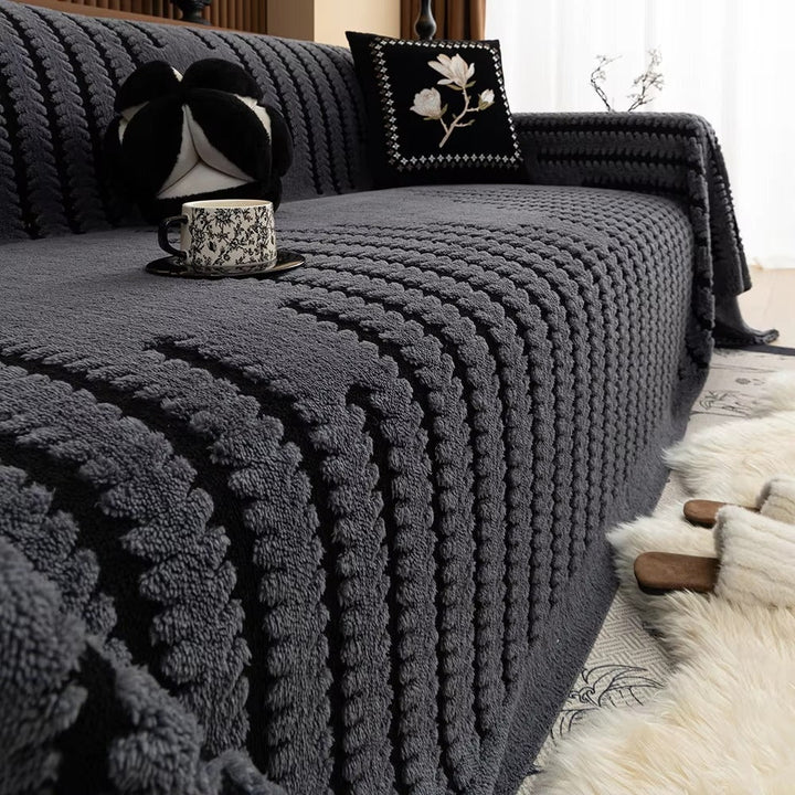 Kalsten | Sofa Cover Vintage Tufted Microfibre Design