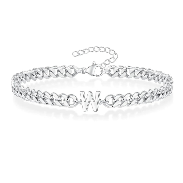 Kalsten | Couples Letter Initial Cuban Bracelet
