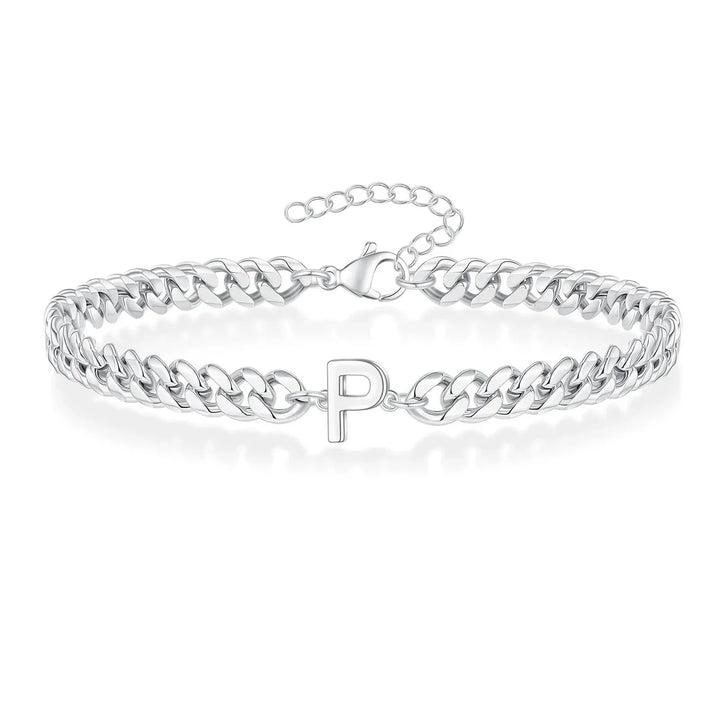 Kalsten | Couples Letter Initial Cuban Bracelet