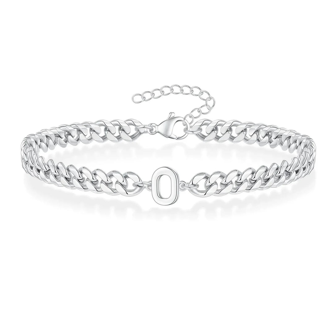 Kalsten | Couples Letter Initial Cuban Bracelet