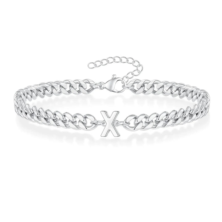 Kalsten | Couples Letter Initial Cuban Bracelet