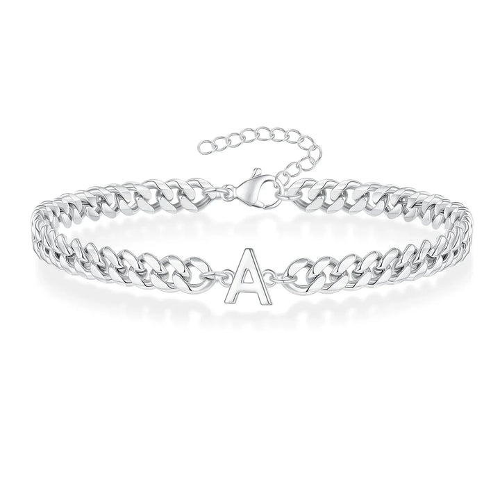 Kalsten | Couples Letter Initial Cuban Bracelet