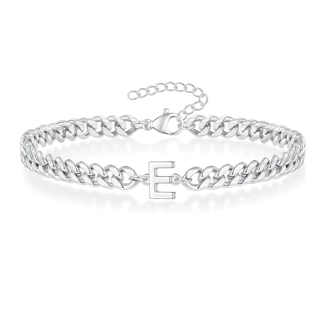 Kalsten | Couples Letter Initial Cuban Bracelet
