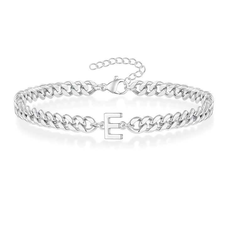 Kalsten | Couples Letter Initial Cuban Bracelet