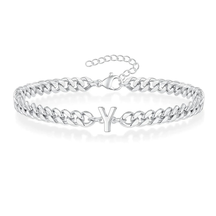 Kalsten | Couples Letter Initial Cuban Bracelet