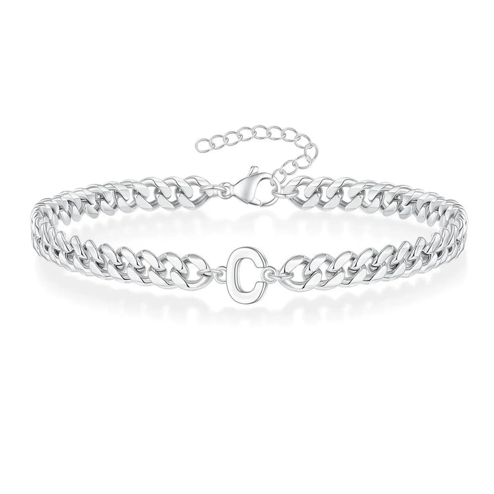 Kalsten | Couples Letter Initial Cuban Bracelet