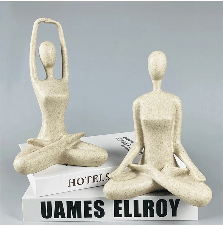 ZenJoy Woman in Yoga Figure – Modern Interior Decoration made of Resin | Kalsten