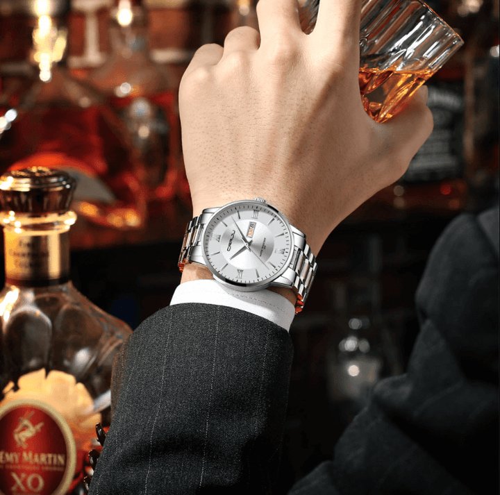 Kalsten | Men's Luxury Waterproof Sports Watch – Stainless Steel Quartz Chronograph