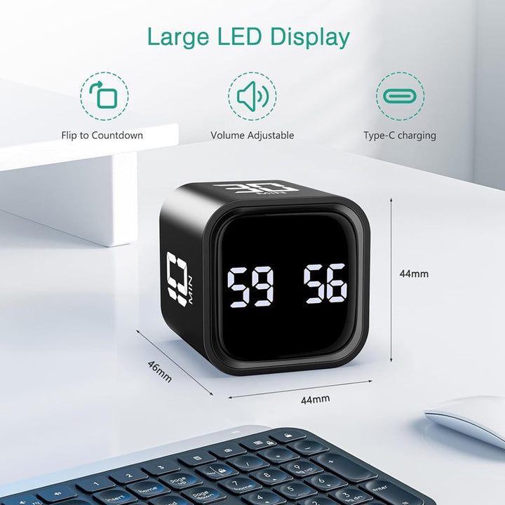 Kalsten | Smart Cube Timer with Gravity Sensing and LED Display
