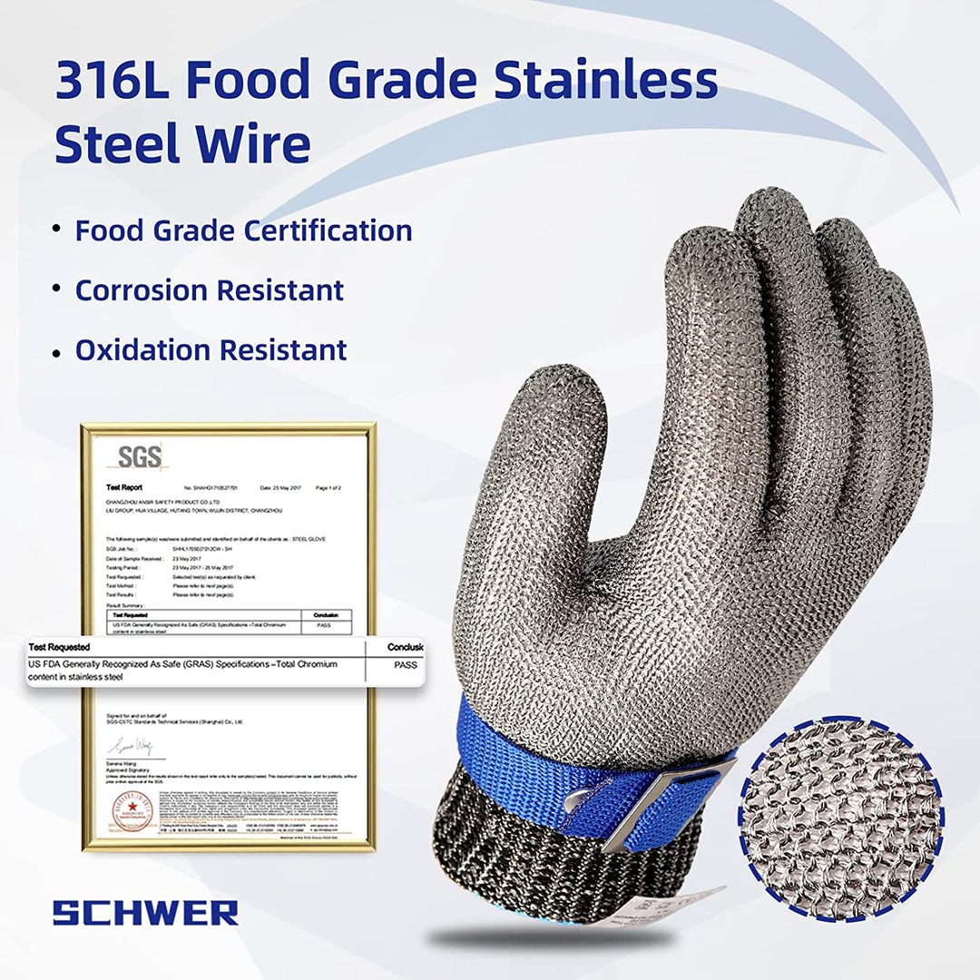 Kalsten | Food grade stainless steel mesh metal glove