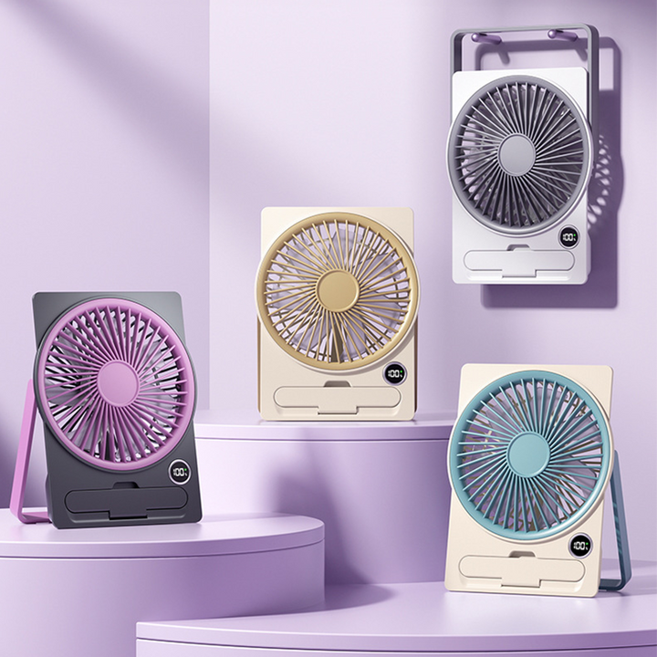 USB portable fan quiet with battery | Kalsten