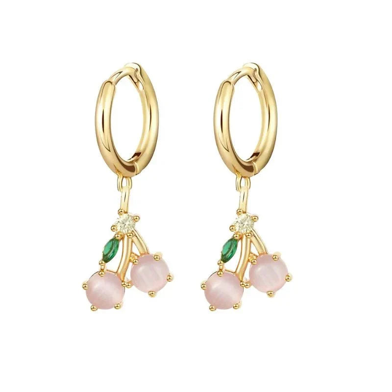 Kalsten | Dainty Fruit Hoop & Stud Earrings