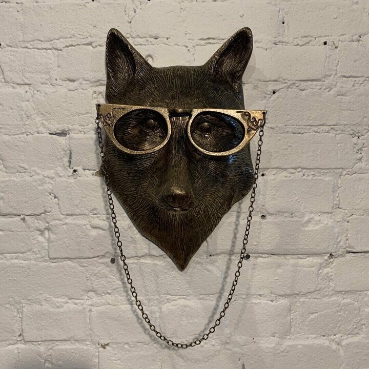 ArtBeest Animal Head Wall Decoration – Hand-Painted Playful Figures Made of Resin | Kalsten